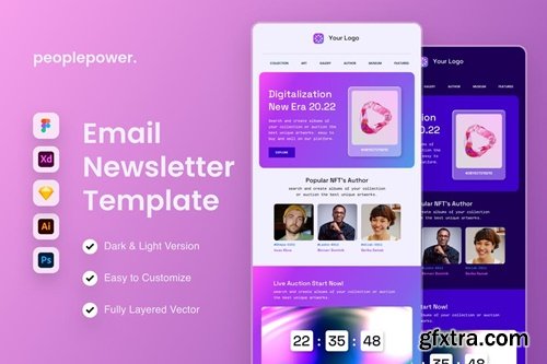 Metaverse NFT Email Newsletter Template