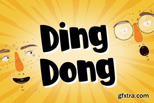 Ding Dong - Comic Display Font