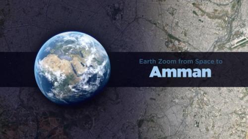 Videohive - Amman (Jordan) Earth Zoom to the City from Space - 37334577