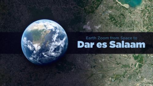 Videohive - Dar es Salaam (Tanzania) Earth Zoom to the City from Space - 37334578