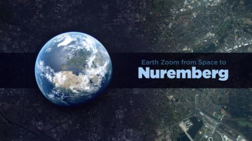 Videohive - Nürnberg (Germany) Earth Zoom to the City from Space - 37334584