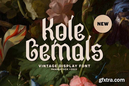 Kole Gemols - Mid Century Modern Font