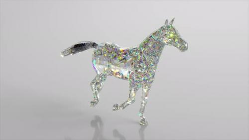 Videohive - The Diamond Horse is Running - 37335449