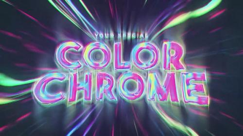 Videohive - Color Chrome Title - 37214339