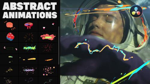 Videohive - Abstract Animations Pack for DaVinci Resolve - 37298510