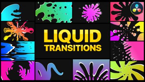 Videohive - Liquid Transitions | DaVinci Resolve - 37429705