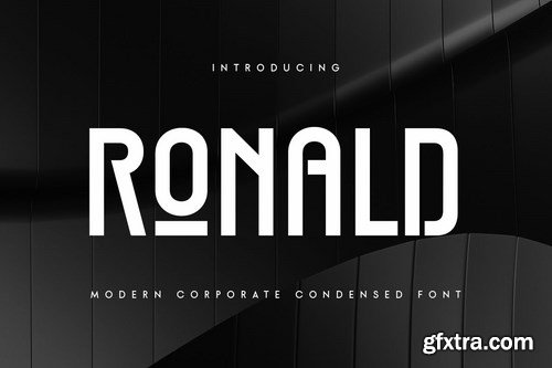 Ronald - Modern Corporate Condensed Font