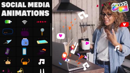 Videohive - Social Media Stickers for FCPX - 37444134