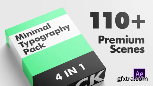Videohive Minimal Typography Pack 37400161