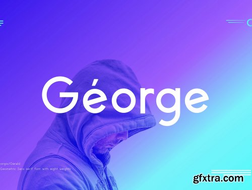 George Geometric Font Family