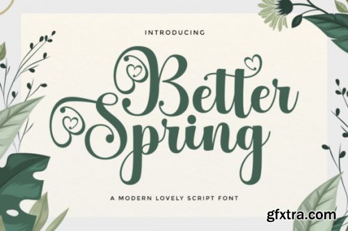 Better Spring Font