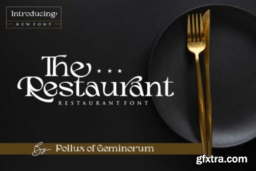 The Restaurant Font