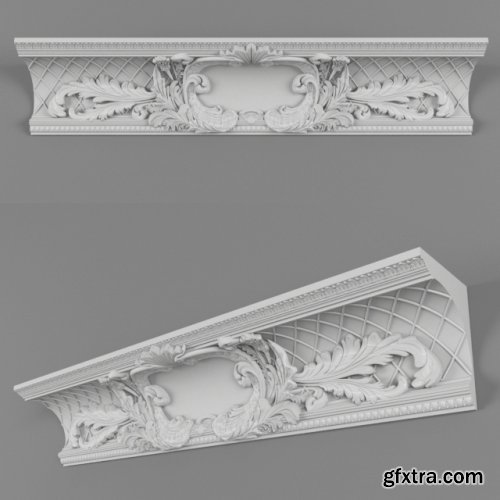 The central element of the cornice