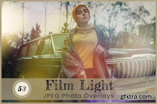 CreativeMarket - Film Light Overlays Digital Bokeh 7116381