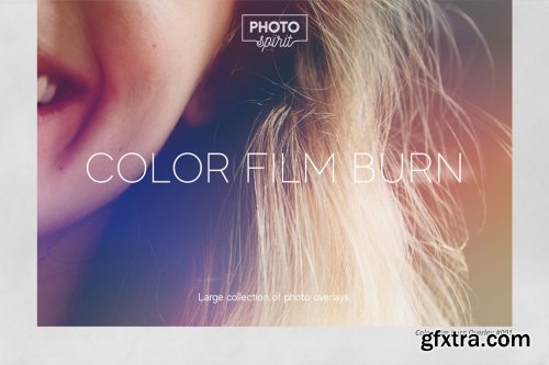 CreativeMarket - Color Film Burn Overlays 7079448