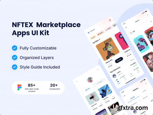 NFTEX - NFT Market App UI Kit