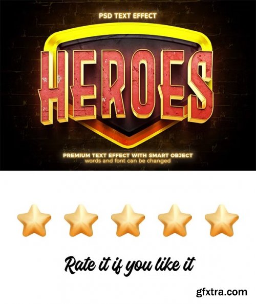 GraphicRiver - Heroes 3D Editable PSD Text Effect 36608332