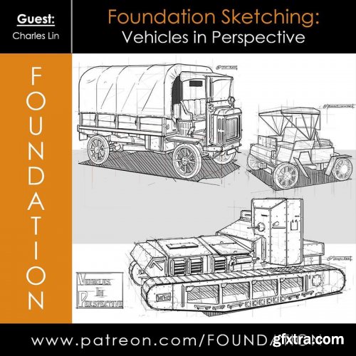 Foundation Patreon - Foundation Sketching: Vehicles in Perspective