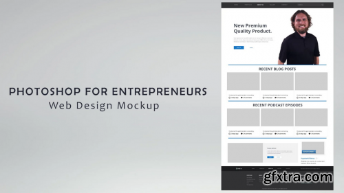 Photoshop for Entrepreneurs : Web Design Mockup