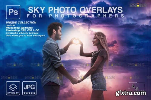 CreativeMarket - Sky Photo overlays 6963744