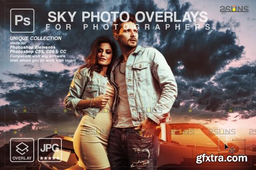 CreativeMarket - Sky Photo overlays 6963715