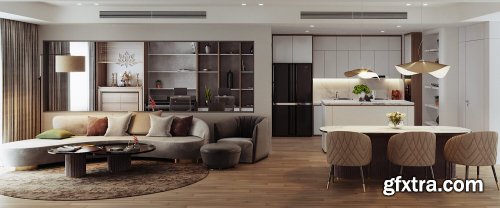 Apartment Interior by Thanh Trung