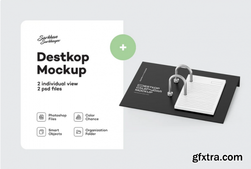 CreativeMarket - Desktop Calendar Mockup