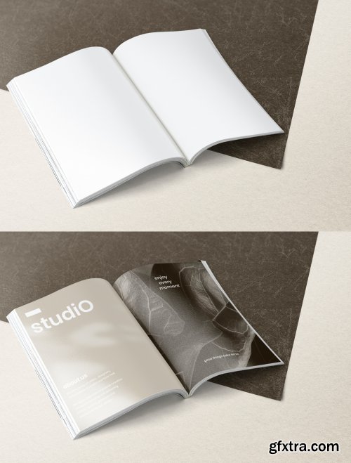 Editable Magazine Mockup for Advertisement