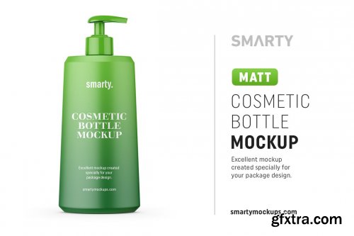 CreativeMarket - Matt cosmetic bottle mockup 4707289
