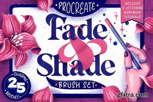 CreativeMarket - Fade & Shade Brush Set & Tutorials 4757405