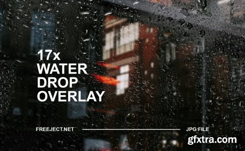 CreativeMarket - Water Drop Texture Overlay 6170259