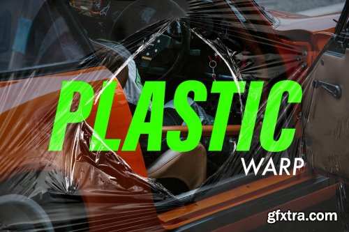 CreativeMarket - 50+ Plastic Wrap Texture Background 6151716