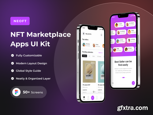 NeoFT - NFT Marketplace Apps UI Kit