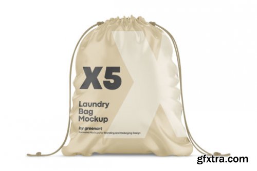 CreativeMarket - Laundry Bag Mockup 7157057