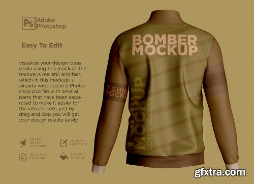 Bomber jacket v1 mockup