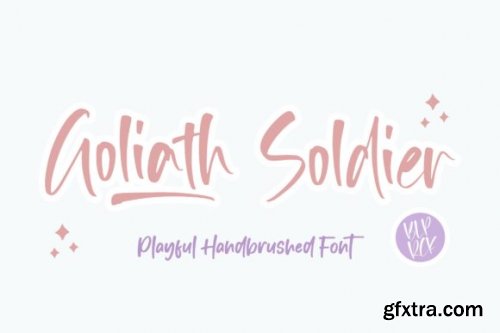 Goliath Soldier - Handbrushed Font