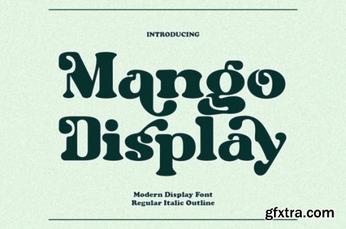 Mango Display Font