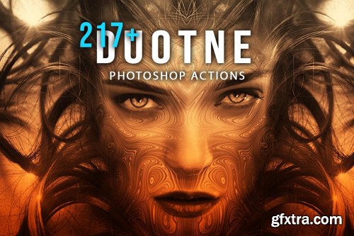 CreativeMarket - 217+Duotone Photoshop Actions 6710495