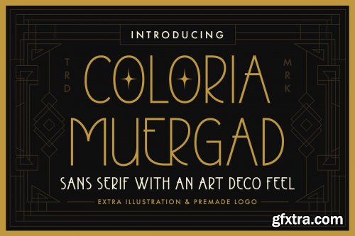 Coloria Muergad - Display font