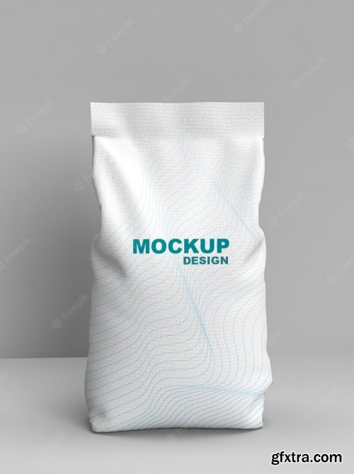 Flour packaging mockup