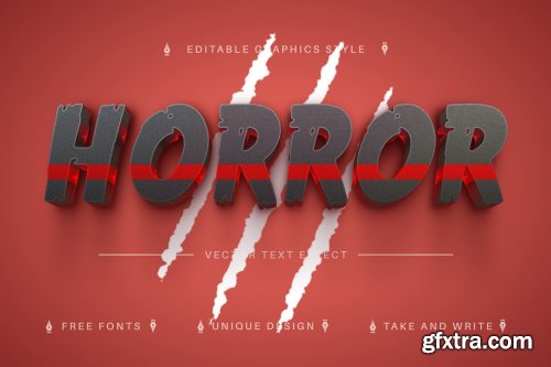 CreativeMarket - Horror - Editable Text Effect 7166776