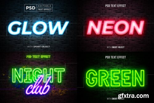 CreativeMarket - Neon Light Editable Font 7165142