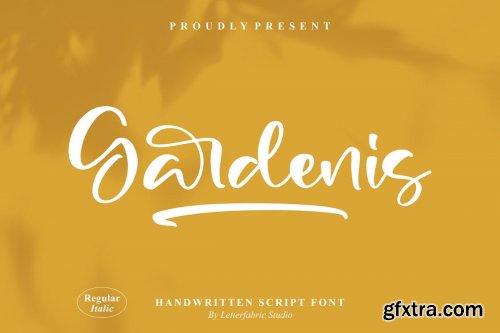 Gardenis Handwritten Script Font