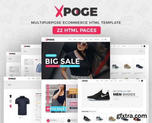 Xpoge | Multipurpose eCommerce PSD & HTML Template