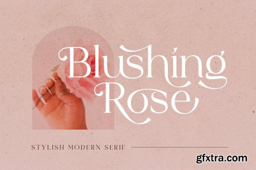 Blushing Rose - Stylish Modern Serif
