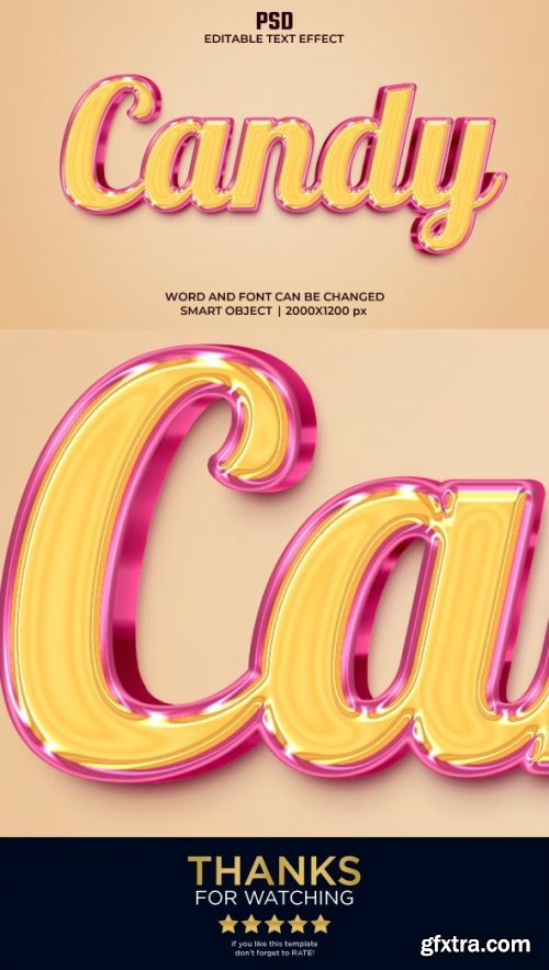 GraphicRiver - Candy 3d Editable Text Effect Style 37463218