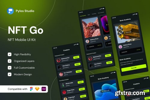 NFT Go - NFT Mobile App UI Kits