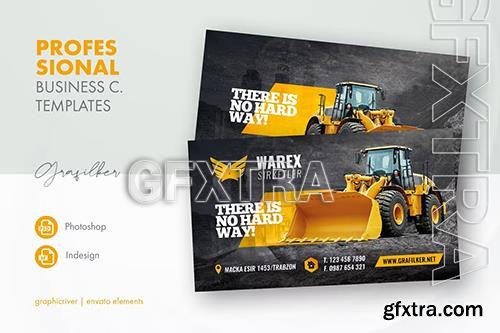 Construction Business Card Templates EEPVHW4