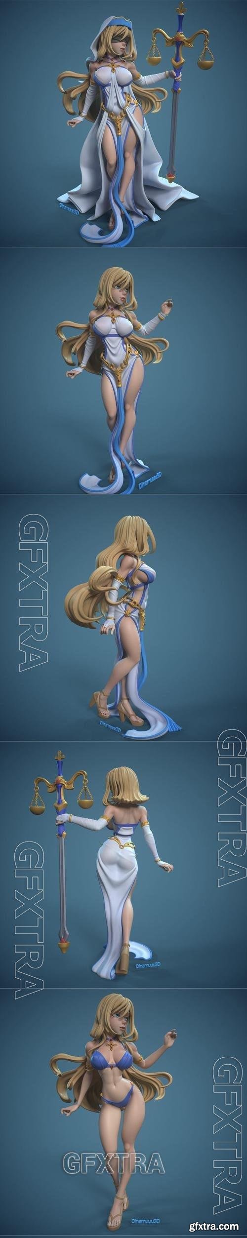 Sword Maiden and NSFW Version 3D Printable
