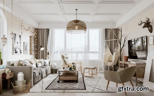 Livingroom Scene By Hai Nguyen